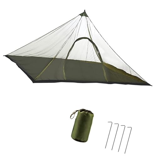 Tragbarer dreieckiger Camping-Mückenvorhang mit Netzstoff unten, für Wandern, Rucksackreisen, wetterbeständig, dreieckig, Wanderunterstand Tragbarer dreieckiger Camping-Mückenvorhang mit Netzstoff unten, für Wandern, Rucksackreisen, wetterbeständig, dreieckig, Wanderunterstand von Vdaxvme