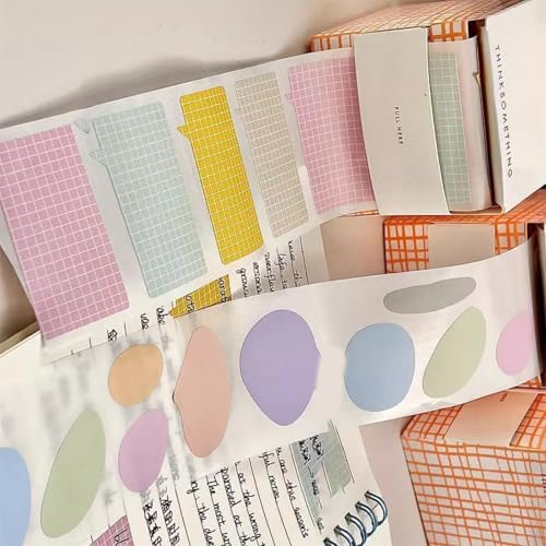 Vdaxvme 100 Blatt Haftnotizen Papier herausziehbare Haftnotizen Haftnotizen Papier Memo Pad für Schule Büro von Vdaxvme