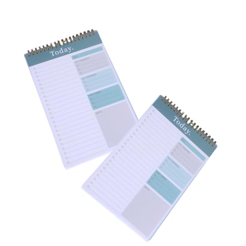 Vdaxvme 2 x Wochenplaner-Notizblöcke, Schreibwaren-Notizbuch, Tagesplaner, Management-Notizbuch für Planung und Organisation Vdaxvme 2 x Wochenplaner-Notizblöcke, Schreibwaren-Notizbuch, Tagesplaner, Management-Notizbuch für Planung und Organisation von Vdaxvme