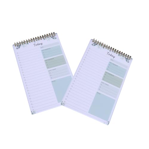 Vdaxvme 2 x Wochenplaner-Notizblöcke, Schreibwaren-Notizbuch, Tagesplaner, Management-Notizbuch für Planung und Organisation Vdaxvme 2 x Wochenplaner-Notizblöcke, Schreibwaren-Notizbuch, Tagesplaner, Management-Notizbuch für Planung und Organisation von Vdaxvme