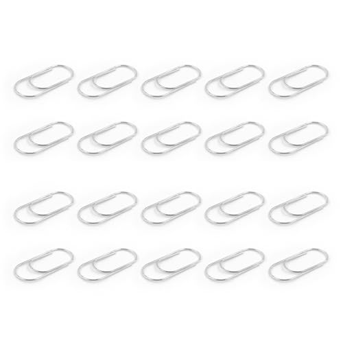Vdaxvme 20 farbige Büroklammern, 50 mm, große Aktenklammern, Metall, Büroklammern, bunte Aktenklammern, Metall-Lesezeichen-Clip Vdaxvme 20 farbige Büroklammern, 50 mm, große Aktenklammern, Metall, Büroklammern, bunte Aktenklammern, Metall-Lesezeichen-Clip von Vdaxvme