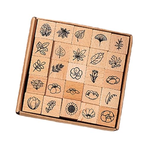 Vdaxvme 25 Stück Wetter-Themen-Stempel, Vintage-Holzstempel, Blume, Schmetterling, dekorativer Stempel für Kartenherstellung, Scrapbooking Vdaxvme 25 Stück Wetter-Themen-Stempel, Vintage-Holzstempel, Blume, Schmetterling, dekorativer Stempel für Kartenherstellung, Scrapbooking von Vdaxvme