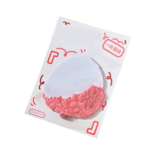 Vdaxvme 30 Blatt Obst-Serie, Haftnotizen, Haftnotizen, künstlerische Früchte, Notizblock, schöner Notizblock für die Schule von Vdaxvme