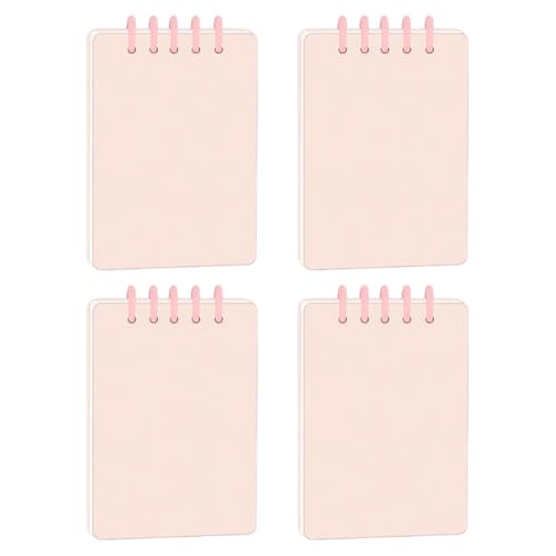 Vdaxvme 4 kleine Notizbücher mit Doppelspulenbindung, 7,1 x 10,2 cm, Taschennotizblöcke, 160 Seiten, liniert, kleiner Schreibblock Vdaxvme 4 kleine Notizbücher mit Doppelspulenbindung, 7,1 x 10,2 cm, Taschennotizblöcke, 160 Seiten, liniert, kleiner Schreibblock von Vdaxvme