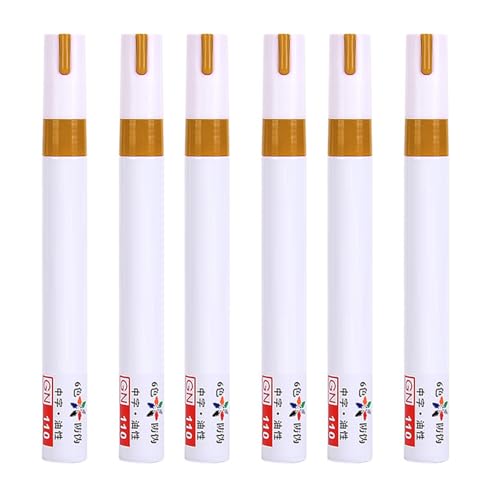 Vdaxvme 6 Stück Lackstifte Wasserdichter Marker auf Ölbasis Farbstift Schnelltrocknend Permanent Marker für Steinstein Vdaxvme 6 Stück Lackstifte Wasserdichter Marker auf Ölbasis Farbstift Schnelltrocknend Permanent Marker für Steinstein von Vdaxvme