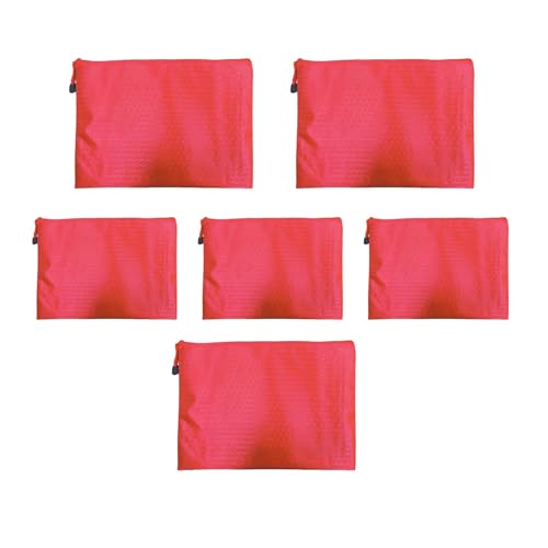 Vdaxvme 6 x wasserabweisende Dokumententasche mit Reißverschlüssen, Oxford-Geldbeutel, Dokumenten-Organizer, Tasche, Dokumententasche, Dokumententasche, Aktentasche von Vdaxvme