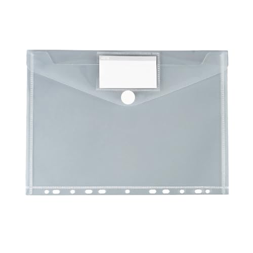 Vdaxvme A 4 File Folder Clear Document Bag Document Folder with 11 Hole Edges Paper Storage Bag School Office Vdaxvme A 4 File Folder Clear Document Bag Document Folder with 11 Hole Edges Paper Storage Bag School Office von Vdaxvme