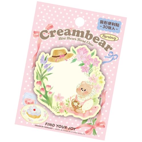 Vdaxvme Cartoon Bear Notes 30 Blatt Haftnotizen Kleine Notizblöcke Pocket Memo Pad Erinnerung auf Notizbuch, Planer, Kühlschränke Vdaxvme Cartoon Bear Notes 30 Blatt Haftnotizen Kleine Notizblöcke Pocket Memo Pad Erinnerung auf Notizbuch, Planer, Kühlschränke von Vdaxvme