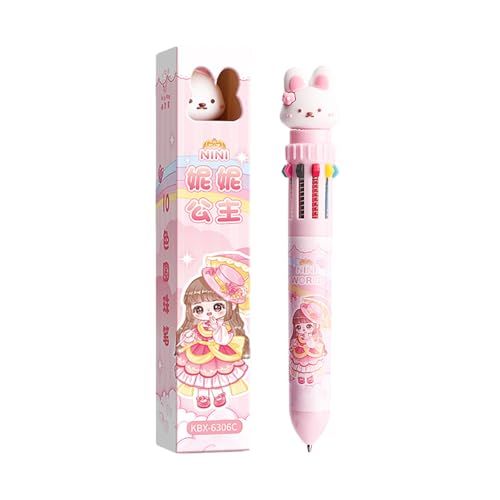 Vdaxvme Druckkugelschreiber, Cartoon-Tier-Kugelschreiber, mehrfarbiger Stift, Schule, Bürobedarf, 10/12 Farben Vdaxvme Druckkugelschreiber, Cartoon-Tier-Kugelschreiber, mehrfarbiger Stift, Schule, Bürobedarf, 10/12 Farben von Vdaxvme