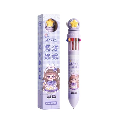 Vdaxvme Druckkugelschreiber, Cartoon-Tier-Kugelschreiber, mehrfarbiger Stift, Schule, Bürobedarf, 10/12 Farben Vdaxvme Druckkugelschreiber, Cartoon-Tier-Kugelschreiber, mehrfarbiger Stift, Schule, Bürobedarf, 10/12 Farben von Vdaxvme