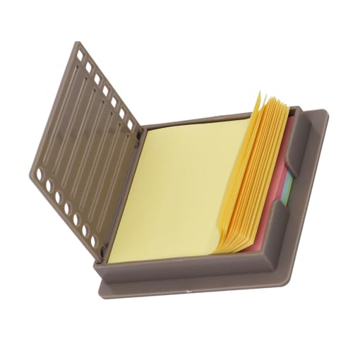 Vdaxvme Haftnotizhalter, Haftnotizblock, Spender mit Schablone, Notizblock, Organizer, Schule, Büro und Heimbedarf Vdaxvme Haftnotizhalter, Haftnotizblock, Spender mit Schablone, Notizblock, Organizer, Schule, Büro und Heimbedarf von Vdaxvme