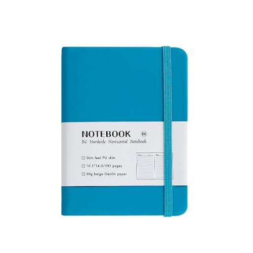 Vdaxvme Hardcover Leder Notizbuch 192 Seiten breit liniert kleines Papier Notizbuch Journal Pocket Notizblöcke zum Schreiben von Vdaxvme