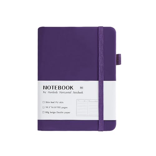 Vdaxvme Hardcover Leder Notizbuch 192 Seiten breit liniert kleines Papier Notizbuch Journal Pocket Notizblöcke zum Schreiben von Vdaxvme