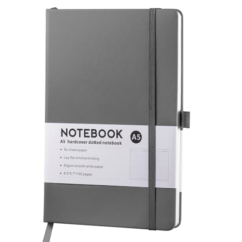 Vdaxvme Hardcover-Notizbuch, 192 Seiten, liniert, Leder, College, liniert, 216 x 145 mm, zum Schreiben von Tagebüchern, Notizen von Vdaxvme