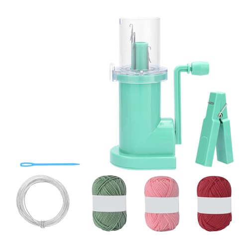 Vdaxvme Haushaltshandspulen Hand Strickmaschinenmaschine Set Easy Weave Knitter Nadel Faden Werkzeugsatz Tragbare Strickmaschine Einfach Zu Verwendende Haushaltsspulen Zum Nähen von Vdaxvme