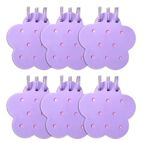 Vdaxvme Notizblock, klein, Doppelspulenbindung, 8,4 x 9,4 cm, 40 Seiten, unliniert, kleiner Skizzenblock, Notizbuch, 6 Stück Vdaxvme Notizblock, klein, Doppelspulenbindung, 8,4 x 9,4 cm, 40 Seiten, unliniert, kleiner Skizzenblock, Notizbuch, 6 Stück von Vdaxvme