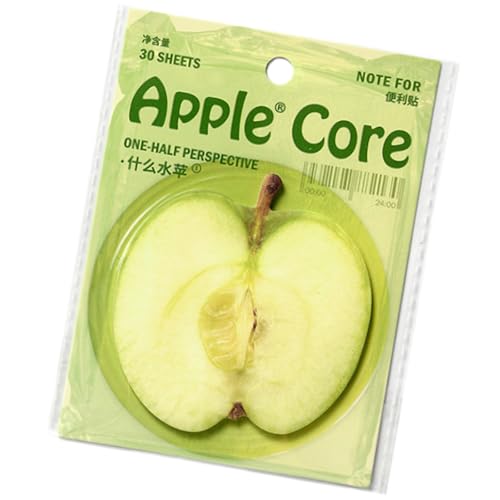 Vdaxvme Notizpapier mit Obst- und Gemüsemotiven, 30 Blatt/Block, Haftnotizen, Taschennotizen, kleiner Schreibblock von Vdaxvme