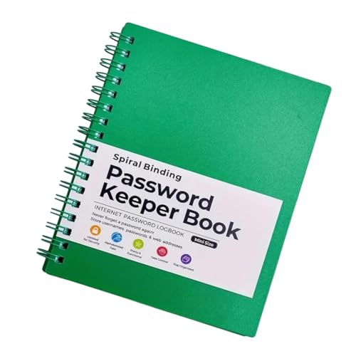 Vdaxvme Password Keeper Buch Spiralen Notizbuch Passwortbuch mit alphabetischen Registerkarten Praktischer Schreibblock Vdaxvme Password Keeper Buch Spiralen Notizbuch Passwortbuch mit alphabetischen Registerkarten Praktischer Schreibblock von Vdaxvme