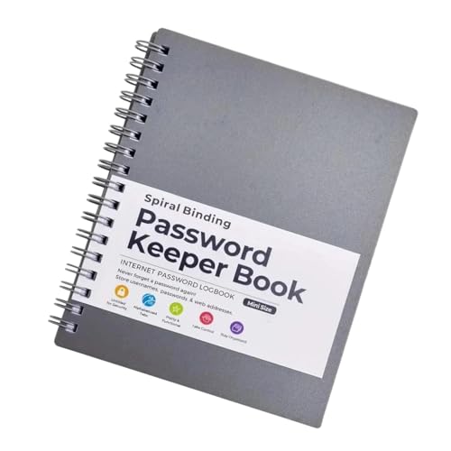 Vdaxvme Password Keeper Buch Spiralen Notizbuch Passwortbuch mit alphabetischen Registerkarten Praktischer Schreibblock Vdaxvme Password Keeper Buch Spiralen Notizbuch Passwortbuch mit alphabetischen Registerkarten Praktischer Schreibblock von Vdaxvme