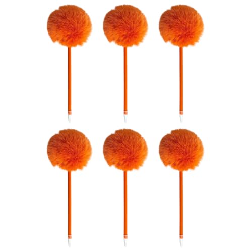 Vdaxvme Pelz-Kugelschreiber, lustiges Schreibwerkzeug, 0,7 mm, nachfüllbar, glatt zu schreiben, für Studenten, Frauen, Mädchen, Schreiben, 6 Stück Vdaxvme Pelz-Kugelschreiber, lustiges Schreibwerkzeug, 0,7 mm, nachfüllbar, glatt zu schreiben, für Studenten, Frauen, Mädchen, Schreiben, 6 Stück von Vdaxvme