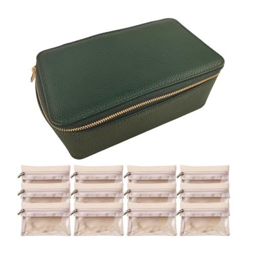 Vdaxvme Schmuck-Organizer-Taschen, Set mit 12 stabilen Reißverschlusstaschen für Zuhause, für Haushalt und Reisen, den täglichen Gebrauch Vdaxvme Schmuck-Organizer-Taschen, Set mit 12 stabilen Reißverschlusstaschen für Zuhause, für Haushalt und Reisen, den täglichen Gebrauch von Vdaxvme
