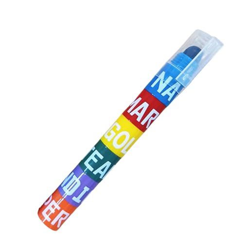 Vdaxvme Stapelbarer Textmarker, 6-farbig, breite Spitze, Marker zum Zeichnen, Scrapbooking, Tagebuch, Planer, Karte Vdaxvme Stapelbarer Textmarker, 6-farbig, breite Spitze, Marker zum Zeichnen, Scrapbooking, Tagebuch, Planer, Karte von Vdaxvme
