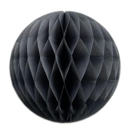 24 Farben buntes Partypapier, große Laterne, Seidenstoff-Pompoms, Blumenwabenball, Kindergeburtstag, Hochzeitsdekoration, dunkelgrau, 20,3 cm 24 Farben buntes Partypapier, große Laterne, Seidenstoff-Pompoms, Blumenwabenball, Kindergeburtstag, Hochzeitsdekoration, dunkelgrau, 20,3 cm von VeGiq