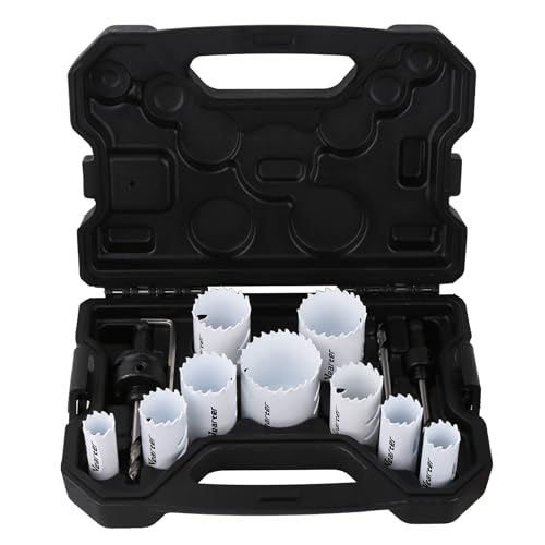 Vearter 15 Stück M42 Bimetall Lochsägen Set, 19–51mm Lochbohrer Holz, Dosenbohrer für Blech, Kupfer, Gips, PVC, Stahlplatte, Trockenbau Vearter 15 Stück M42 Bimetall Lochsägen Set, 19–51mm Lochbohrer Holz, Dosenbohrer für Blech, Kupfer, Gips, PVC, Stahlplatte, Trockenbau von Vearter