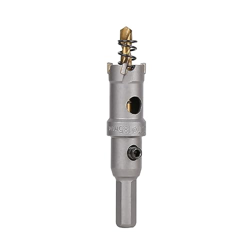 Vearter 18.5mm Hartmetall Lochsäge, TCT Lochbohrer Bohrer mit Zentrierbohrer, Hartmetallbohrer für Metall, Edelstahl, Baustahl, Aluminium, Kupfer, Eisen, Kunststoff, Glasfaser Vearter 18.5mm Hartmetall Lochsäge, TCT Lochbohrer Bohrer mit Zentrierbohrer, Hartmetallbohrer für Metall, Edelstahl, Baustahl, Aluminium, Kupfer, Eisen, Kunststoff, Glasfaser von Vearter