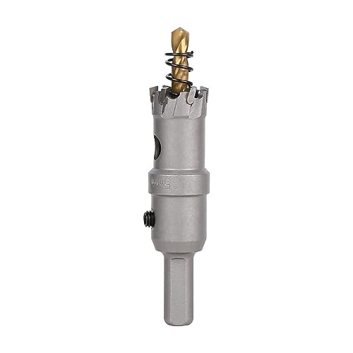 Vearter 19.5mm Hartmetall Lochsäge, TCT Lochbohrer Bohrer mit Zentrierbohrer, Hartmetallbohrer für Metall, Edelstahl, Baustahl, Aluminium, Kupfer, Eisen, Kunststoff, Glasfaser Vearter 19.5mm Hartmetall Lochsäge, TCT Lochbohrer Bohrer mit Zentrierbohrer, Hartmetallbohrer für Metall, Edelstahl, Baustahl, Aluminium, Kupfer, Eisen, Kunststoff, Glasfaser von Vearter
