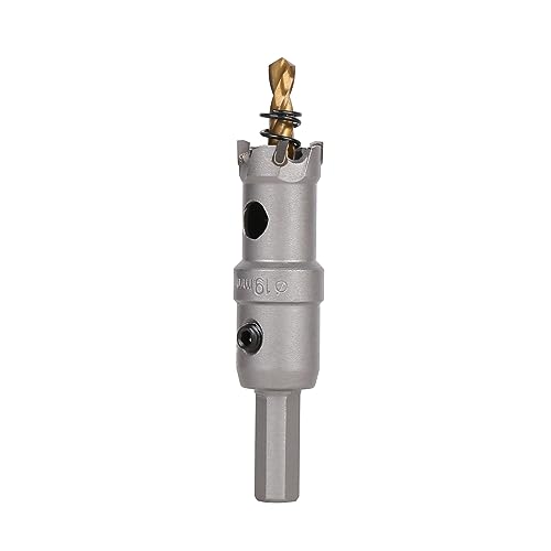 Vearter 19mm Hartmetall Lochsäge, TCT Lochbohrer Bohrer mit Zentrierbohrer, Hartmetallbohrer für Metall, Edelstahl, Baustahl, Aluminium, Kupfer, Eisen, Kunststoff, Glasfaser Vearter 19mm Hartmetall Lochsäge, TCT Lochbohrer Bohrer mit Zentrierbohrer, Hartmetallbohrer für Metall, Edelstahl, Baustahl, Aluminium, Kupfer, Eisen, Kunststoff, Glasfaser von Vearter