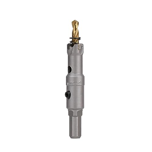 Vearter 15mm Hartmetall Lochsäge, TCT Lochbohrer Bohrer mit Zentrierbohrer, Hartmetallbohrer für Metall, Edelstahl, Baustahl, Aluminium, Kupfer, Eisen, Kunststoff, Glasfaser Vearter 15mm Hartmetall Lochsäge, TCT Lochbohrer Bohrer mit Zentrierbohrer, Hartmetallbohrer für Metall, Edelstahl, Baustahl, Aluminium, Kupfer, Eisen, Kunststoff, Glasfaser von Vearter