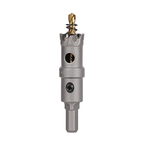 Vearter 20mm Hartmetall Lochsäge, TCT Lochbohrer Bohrer mit Zentrierbohrer, Hartmetallbohrer für Metall, Edelstahl, Baustahl, Aluminium, Kupfer, Eisen, Kunststoff, Glasfaser Vearter 20mm Hartmetall Lochsäge, TCT Lochbohrer Bohrer mit Zentrierbohrer, Hartmetallbohrer für Metall, Edelstahl, Baustahl, Aluminium, Kupfer, Eisen, Kunststoff, Glasfaser von Vearter