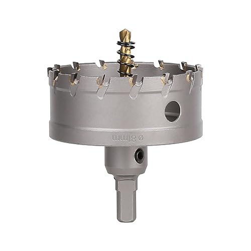 Vearter 81mm Hartmetall Lochsäge, TCT Lochbohrer Bohrer mit Zentrierbohrer, Hartmetallbohrer für Metall, Edelstahl, Baustahl, Aluminium, Kupfer, Eisen, Kunststoff, Glasfaser Vearter 81mm Hartmetall Lochsäge, TCT Lochbohrer Bohrer mit Zentrierbohrer, Hartmetallbohrer für Metall, Edelstahl, Baustahl, Aluminium, Kupfer, Eisen, Kunststoff, Glasfaser von Vearter