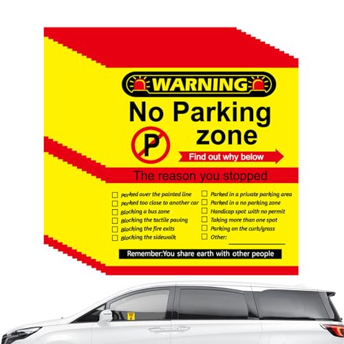 Bad Parking Cards, 50 Pieces Funny Cards, 3.54x3.15 inches Compact Humorous Offices School Supplies for Men, Women, Friends, Family, Adults and Business Gag Gift von Veasbuu