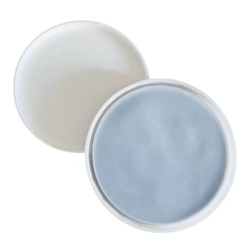 Runde Tablett-Form, Epoxidharzguss, Silikon-Serviertablett-Form für Heimdekoration und Schmuckhalter, Epoxidharz-Tablett-Form zum Servieren und Aufbewahren von Veasbuu
