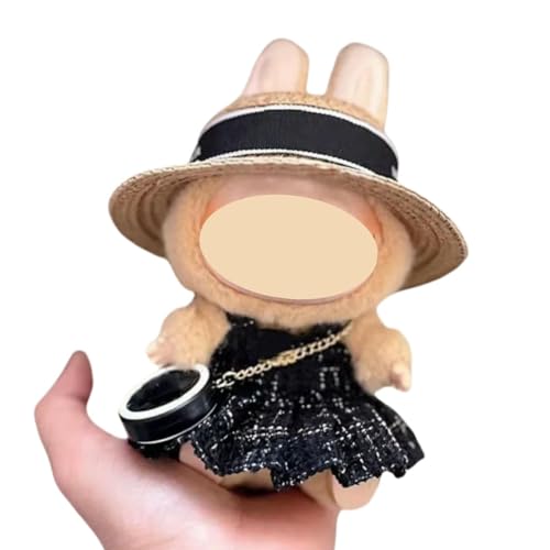 Vectella Labubu 17cm Puppen Kleidung Das Outfit Zubehör DIY Kinder Geschenk-3 Stück Set-b von Vectella