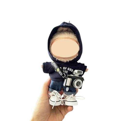 Vectella Labubu Puppen Für 17 cm Sitzparty Das -Outfit -Accessoires Kleidung DIY Kinder Gefügen Hoodie Und Jeans-1set-4pcs Vectella Labubu Puppen Für 17 cm Sitzparty Das -Outfit -Accessoires Kleidung DIY Kinder Gefügen Hoodie Und Jeans-1set-4pcs von Vectella