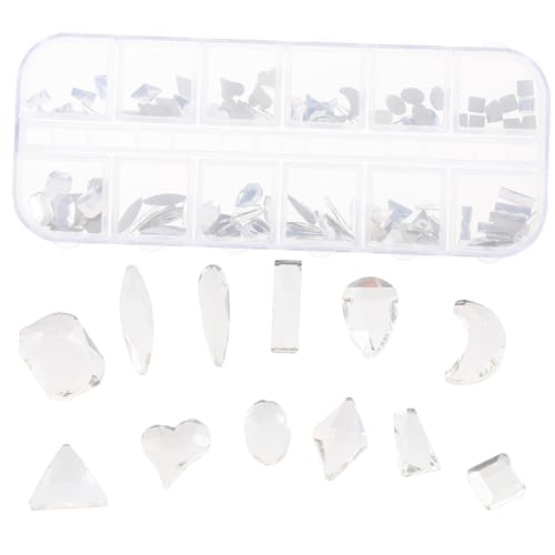 Veemoon 1 Karton DIY Nagelkunst Strasssteine Fächer Flache Rückseite Glitzersteine Selbstklebend für Nageldesign Nail Charms Zubehör für Individuelle Nageldekorationen Veemoon 1 Karton DIY Nagelkunst Strasssteine Fächer Flache Rückseite Glitzersteine Selbstklebend für Nageldesign Nail Charms Zubehör für Individuelle Nageldekorationen von Veemoon