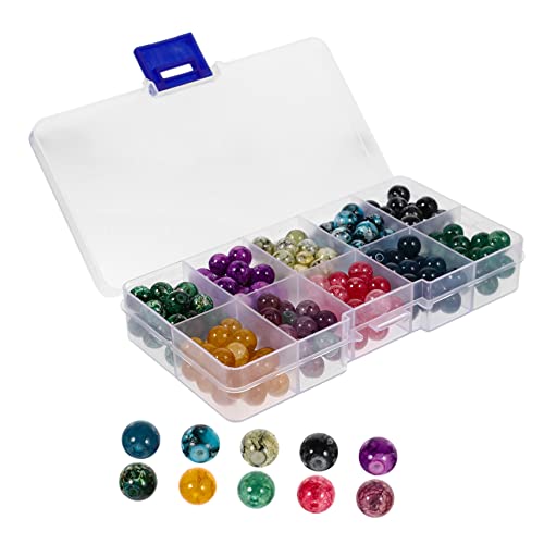 Veemoon 1 Karton Farben Glasperlen Spacer Beads für Schmuckherstellung Bunte Kristallperlen zum Auffädeln DIY Armband Perlen Schmuck Zubehör Glatte Oberfläche Vielseitig Kombinierbar Veemoon 1 Karton Farben Glasperlen Spacer Beads für Schmuckherstellung Bunte Kristallperlen zum Auffädeln DIY Armband Perlen Schmuck Zubehör Glatte Oberfläche Vielseitig Kombinierbar von Veemoon