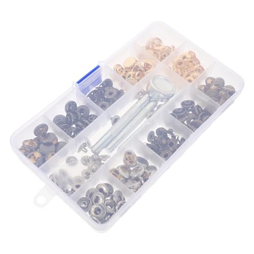 Veemoon 1 Karton Reines Kupfer DIY Set Teilig Schnappverschluss Knöpfe für Jacken Mäntel Jeans Dekorative Druckknöpfe zum Annähen Installieren und Langlebig für Bastelprojekte Veemoon 1 Karton Reines Kupfer DIY Set Teilig Schnappverschluss Knöpfe für Jacken Mäntel Jeans Dekorative Druckknöpfe zum Annähen Installieren und Langlebig für Bastelprojekte von Veemoon