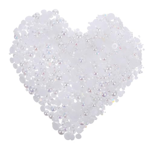Veemoon 1 Packung Diamant Aus Perlenharz Strass Perlen Harz-strasssteine und Perle Flache Perlen Zum Basteln Strasssteine mit Flacher Rückseite Zum Basteln Flatback Perlen Weiß Veemoon 1 Packung Diamant Aus Perlenharz Strass Perlen Harz-strasssteine und Perle Flache Perlen Zum Basteln Strasssteine mit Flacher Rückseite Zum Basteln Flatback Perlen Weiß von Veemoon