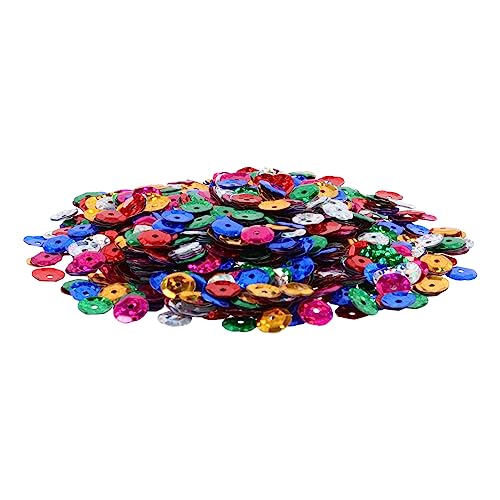 Veemoon 1 Packung konkave Pailletten laserlicht laserfy geschen Handicraft Material beads Bußgeld Schmuck handgefertigte Kleidungsaccessoires DIY epoxidmaterialien Plastik Colorful von Veemoon