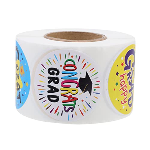 Veemoon 1 Rolle Aufkleber für die Abschlusssaison Kuchen verzieren Absolventendekorationen Aufkleber-Etiketten Party runden Gradaufkleber Aufkleber für Kuchenetiketten beschichtetes Papier Veemoon 1 Rolle Aufkleber für die Abschlusssaison Kuchen verzieren Absolventendekorationen Aufkleber-Etiketten Party runden Gradaufkleber Aufkleber für Kuchenetiketten beschichtetes Papier von Veemoon