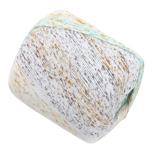 Veemoon 1 Rolle Baumwollgarn für Diy Projekte Bequemes Strickgarn für Anfänger Zubehör für Häkeln und Stricken von Veemoon
