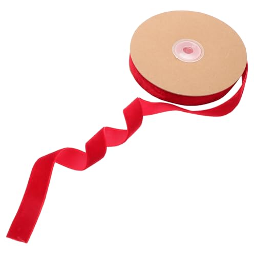 Veemoon 1 Rolle Beflockungsband Band für Band zum Basteln Packband vorhanden Festival-Geschenkband Geschenkband zum Verpacken der Party Präsentieren Sie ein Wickelband Nylon rot Veemoon 1 Rolle Beflockungsband Band für Band zum Basteln Packband vorhanden Festival-Geschenkband Geschenkband zum Verpacken der Party Präsentieren Sie ein Wickelband Nylon rot von Veemoon