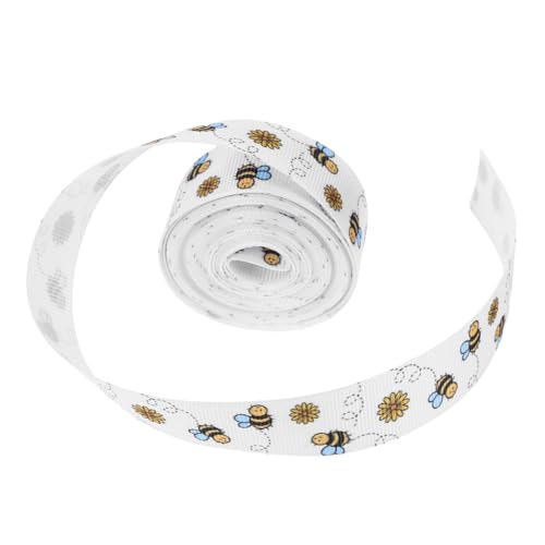 Veemoon 1 Rolle Bienen Grosgrain Band Yards Dekoratives Diy Ribbon für Geschenkverpackungen Blumenarrangements und Bastelprojekte Stilvolles Bienenmotiv für Kreative Ideen Veemoon 1 Rolle Bienen Grosgrain Band Yards Dekoratives Diy Ribbon für Geschenkverpackungen Blumenarrangements und Bastelprojekte Stilvolles Bienenmotiv für Kreative Ideen von Veemoon