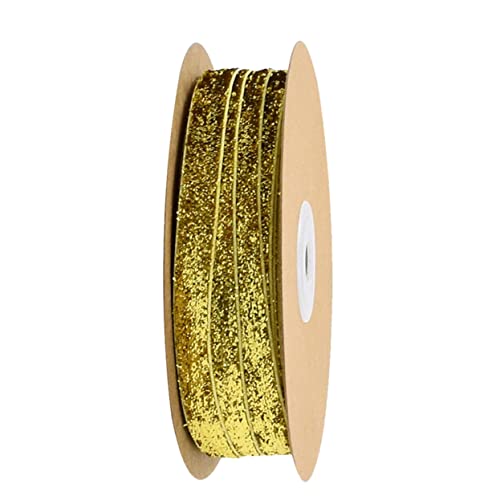 Veemoon 1 Rolle Breites Flocking Band Gold für DIY Dekoration Hochwertiges Samtband für Hochzeiten und Bastelarbeiten Lange Stoffbänder für Kreative Projekte Veemoon 1 Rolle Breites Flocking Band Gold für DIY Dekoration Hochwertiges Samtband für Hochzeiten und Bastelarbeiten Lange Stoffbänder für Kreative Projekte von Veemoon