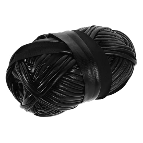 Veemoon 1 Rolle Diy Handgefertigtes Taschengarn Schwarzes Faux Leder Garn für Taschenherstellung Langlebiges für Kreative Projekte und Stilvolle Accessoires Veemoon 1 Rolle Diy Handgefertigtes Taschengarn Schwarzes Faux Leder Garn für Taschenherstellung Langlebiges für Kreative Projekte und Stilvolle Accessoires von Veemoon