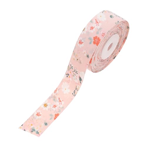 Veemoon 1 Rolle Doppelseitiges Blumenband Band zum Verpacken Dekorativ Hochzeit praktisches Wickelband Dekoration seidenband ribbon bandalette Geschenkband bequemes Haarband Polyester Rosa von Veemoon